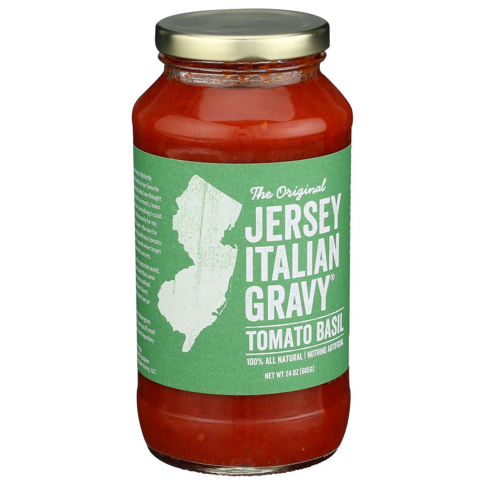 Jersey Italian Gravy Tomato Basil Pasta Sauce, 24 Ounce -- 12 Per Case