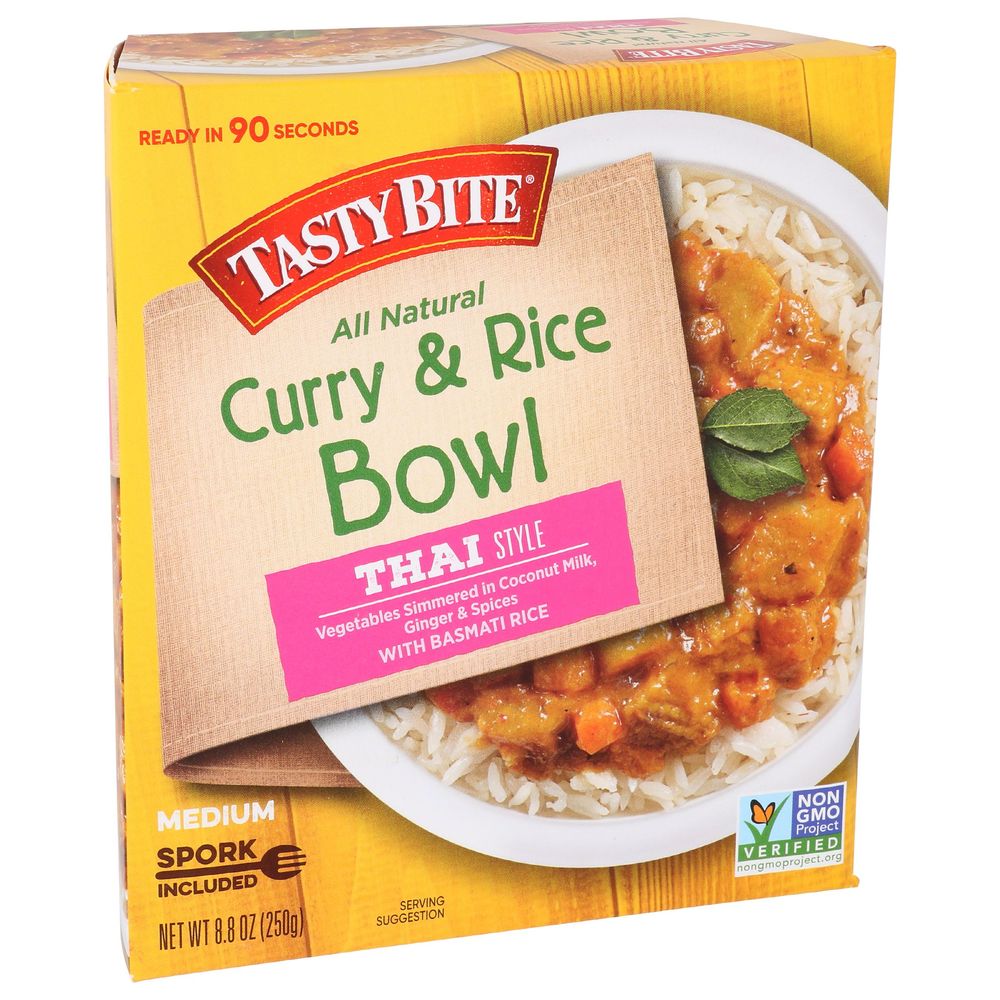 Tasty Bite Curry and Rice Bowl 8.8 Ounce 6 per case