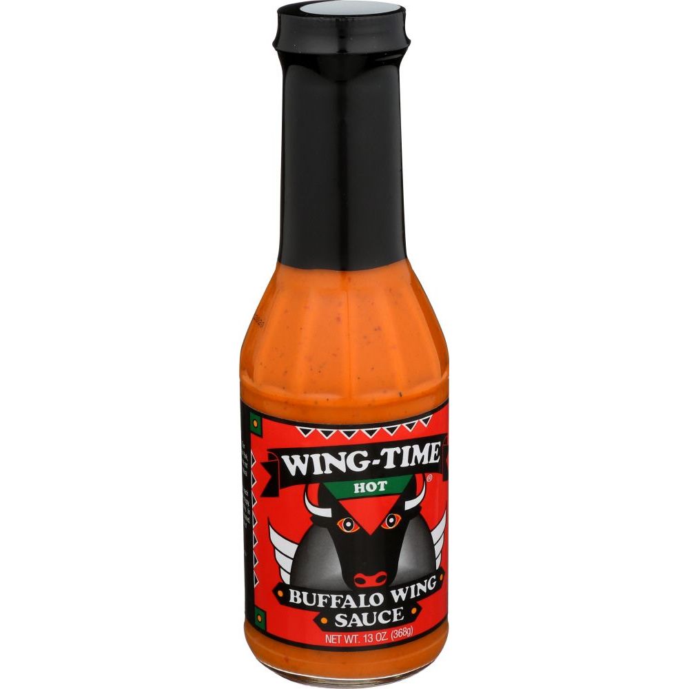 Wing Time Hot Buffalo Wing Sauce, 13 Ounce -- 6 Per Case