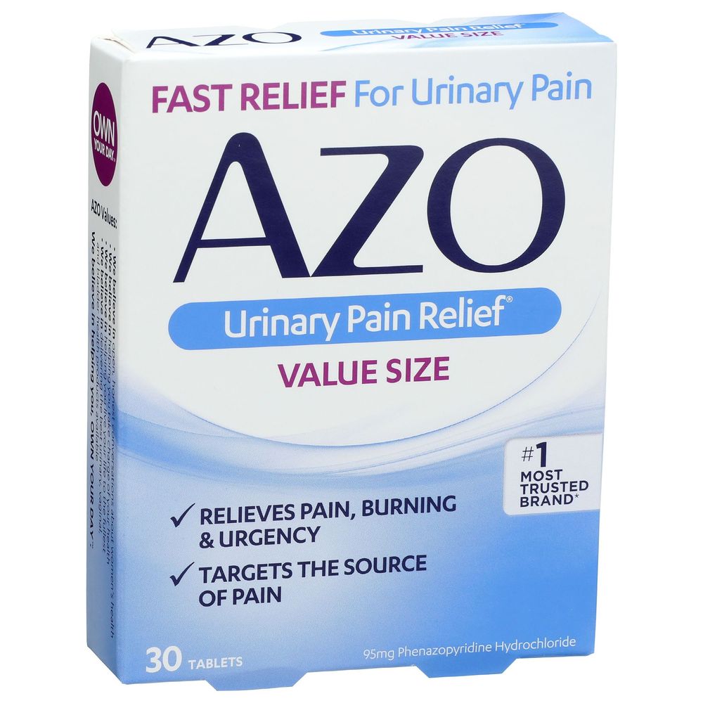 Azo Urinary Pain Relief Tablets, 30 Count