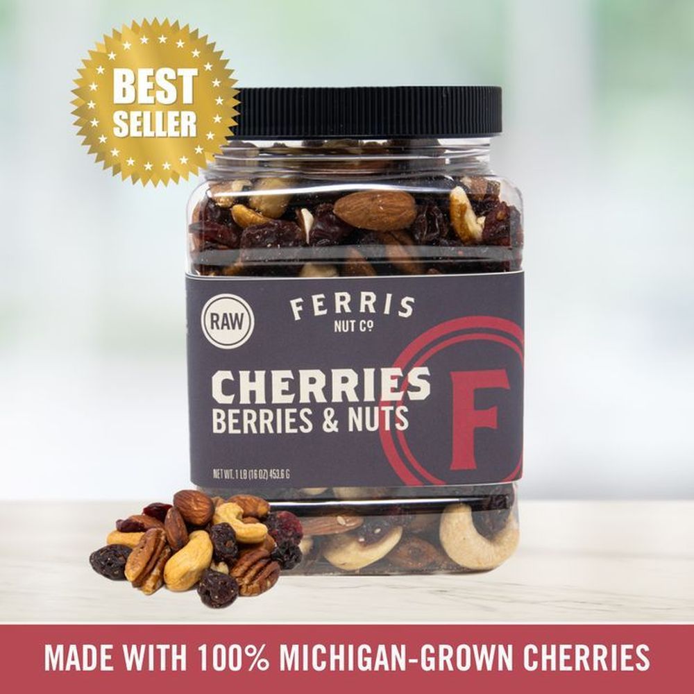 Ferris Coffee And Nut Raw Cherries Berries And Nuts, 16 Ounce -- 12 Per Case