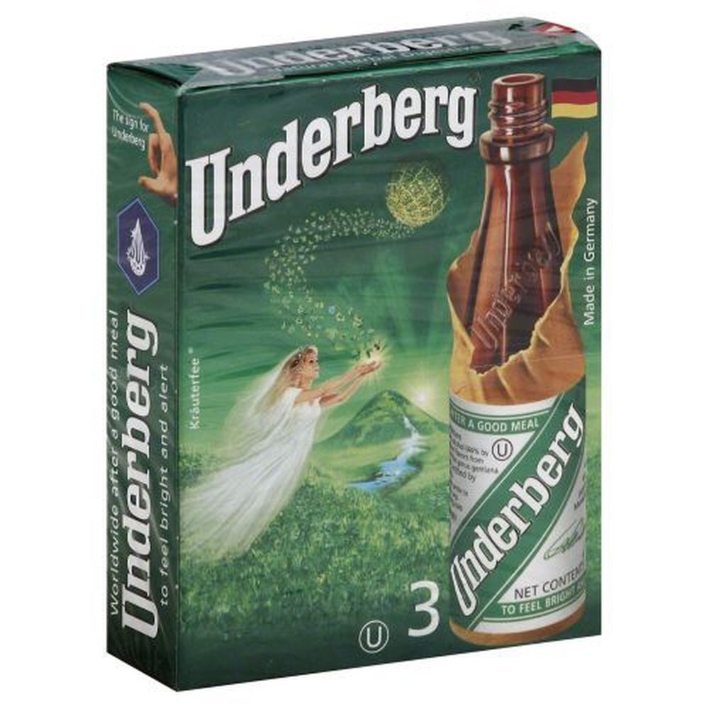Underberg Natural Herb Bitters, 2 Fluid Ounce 10 per case