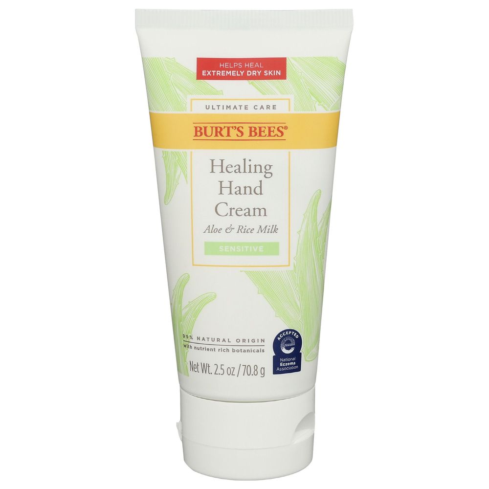 Burts Bees Sensitive Healing Hand Cream, 2.5 Ounce