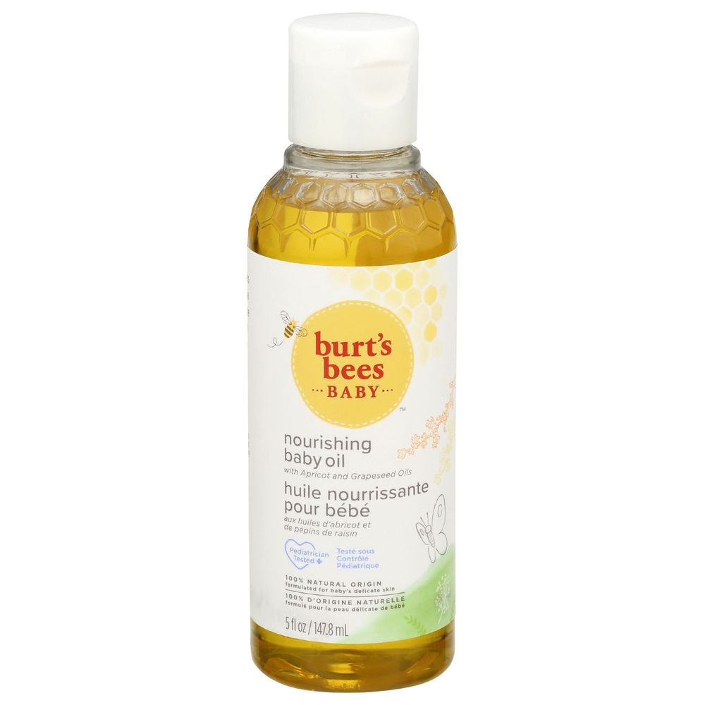 Burts Bees Nourishing Baby Oil, 5 Fluid Ounce
