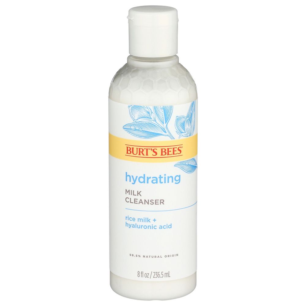 Burts Bees Rice Milk Plus Hyaluronic Acid Hydrating Milk Cleanser, 8 Ounce -- 3 per case