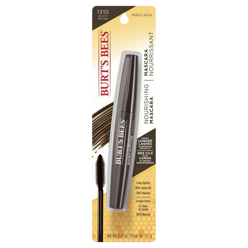 Burt's Bees Black Brown Natural Nourishing Mascara, 0.4 Ounce -- 2 Per Case
