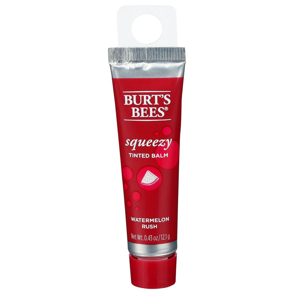 Burts Bees Watermelon Rush Squeezy Tinted Balm, 0.43 Ounce -- 3 per case