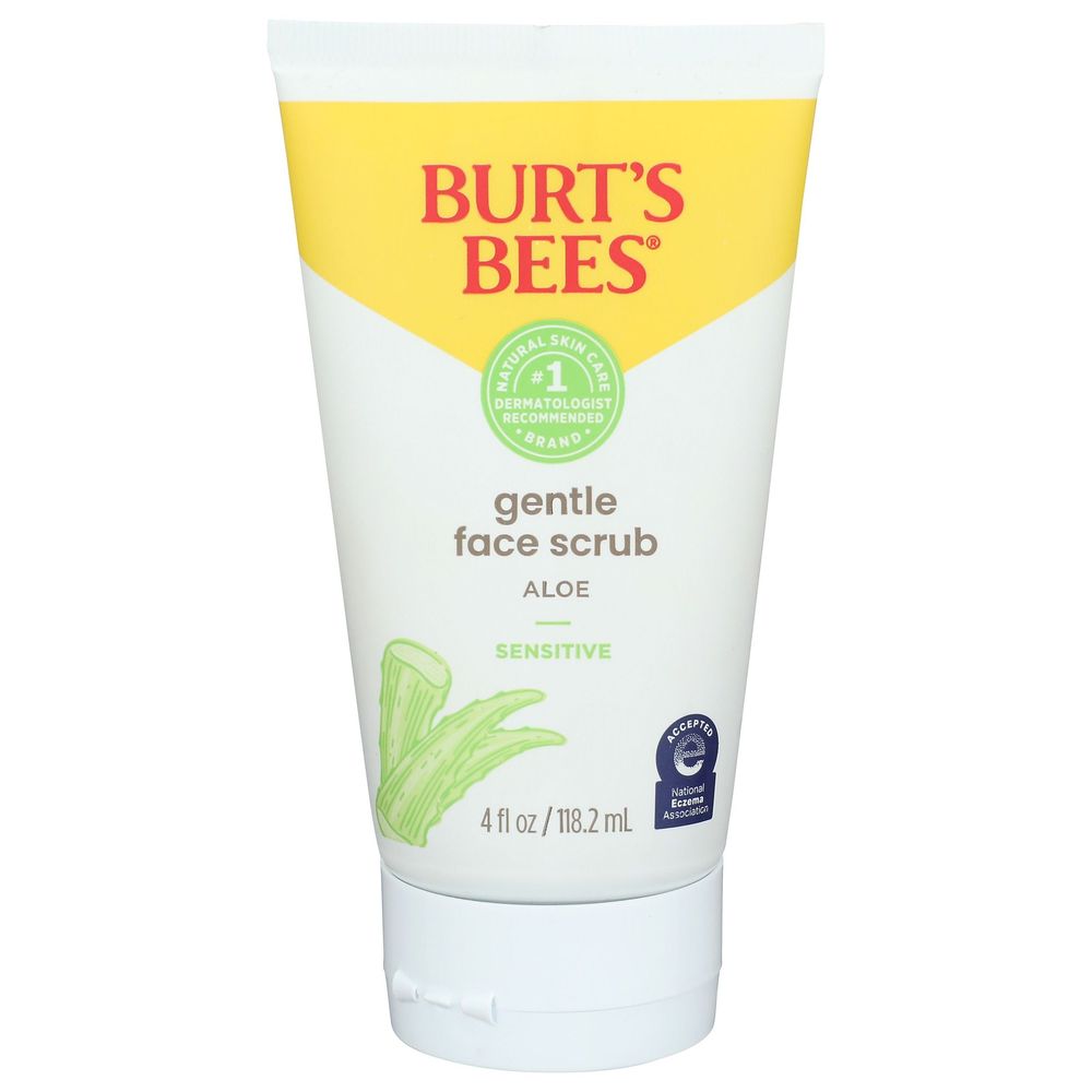 Burts Bees Gentle Facial Scrub for Sensitive Skin, 4 Ounce