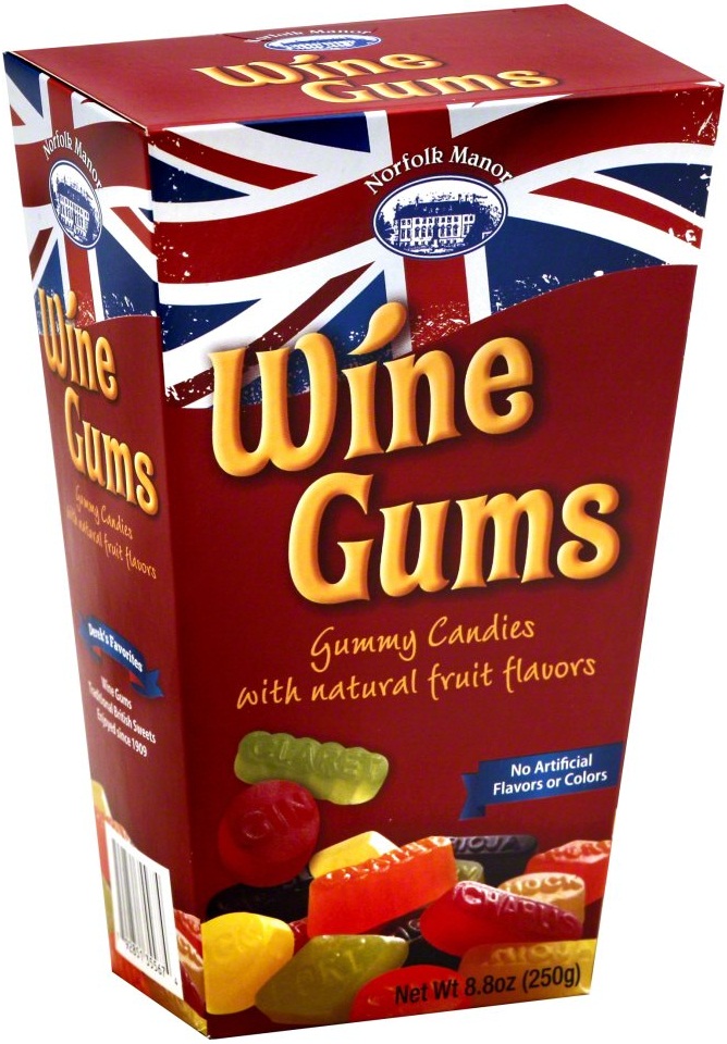 Norfolk Manor Wine Gum Candy, 8 Ounce -- 12 Per Case
