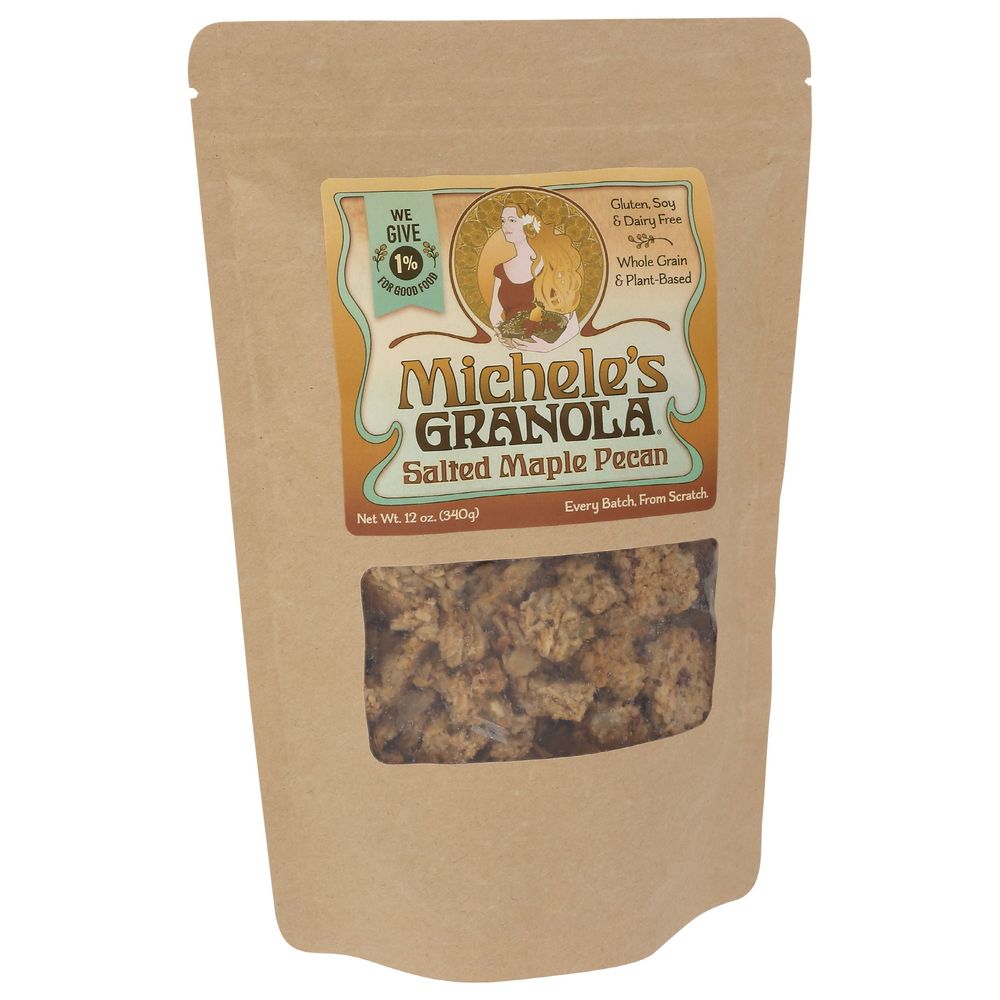 Michele's Salted Maple Pecan Granola, 12 Ounce -- 6 Per Case