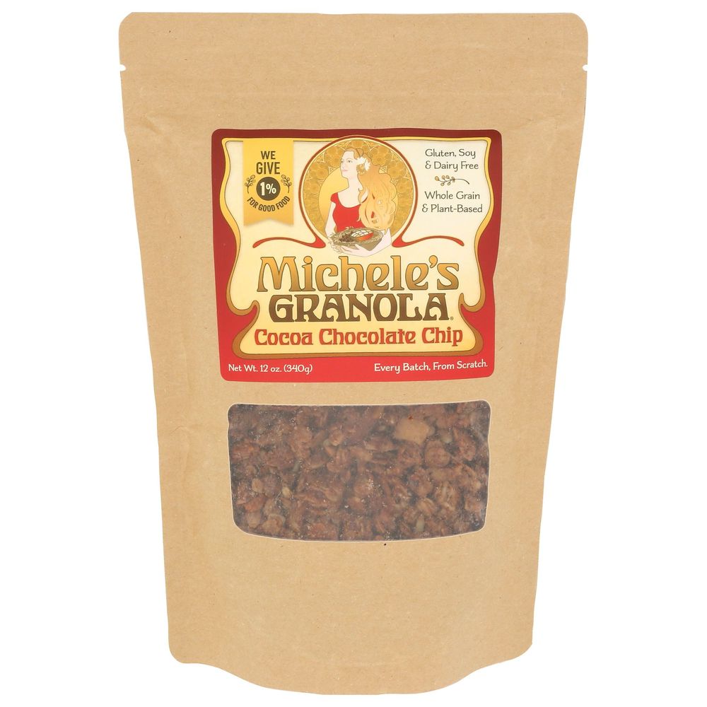 Micheles Granola Cocoa Chocolate Chip Granola, 12 Ounce -- 6 Per Case