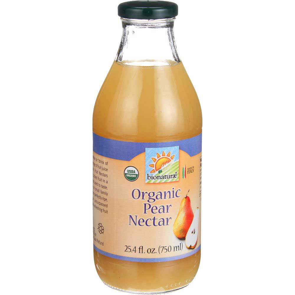 Bionaturae Organic Pear Fruit Nectar, 25.4 Ounce -- 6 Per Case