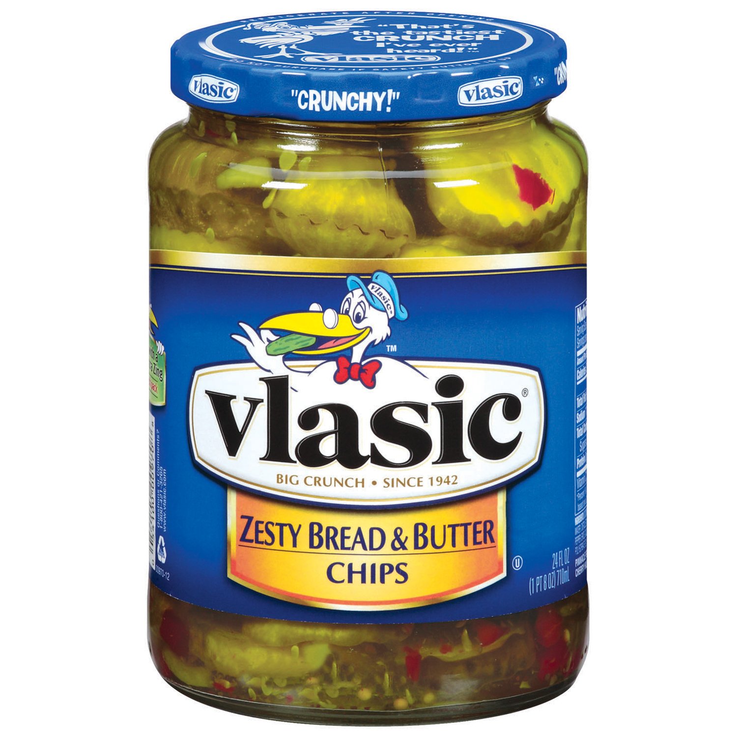 Vlasic Pickle Bread N Butter Chips, 24 Ounce -- 12 Per Case