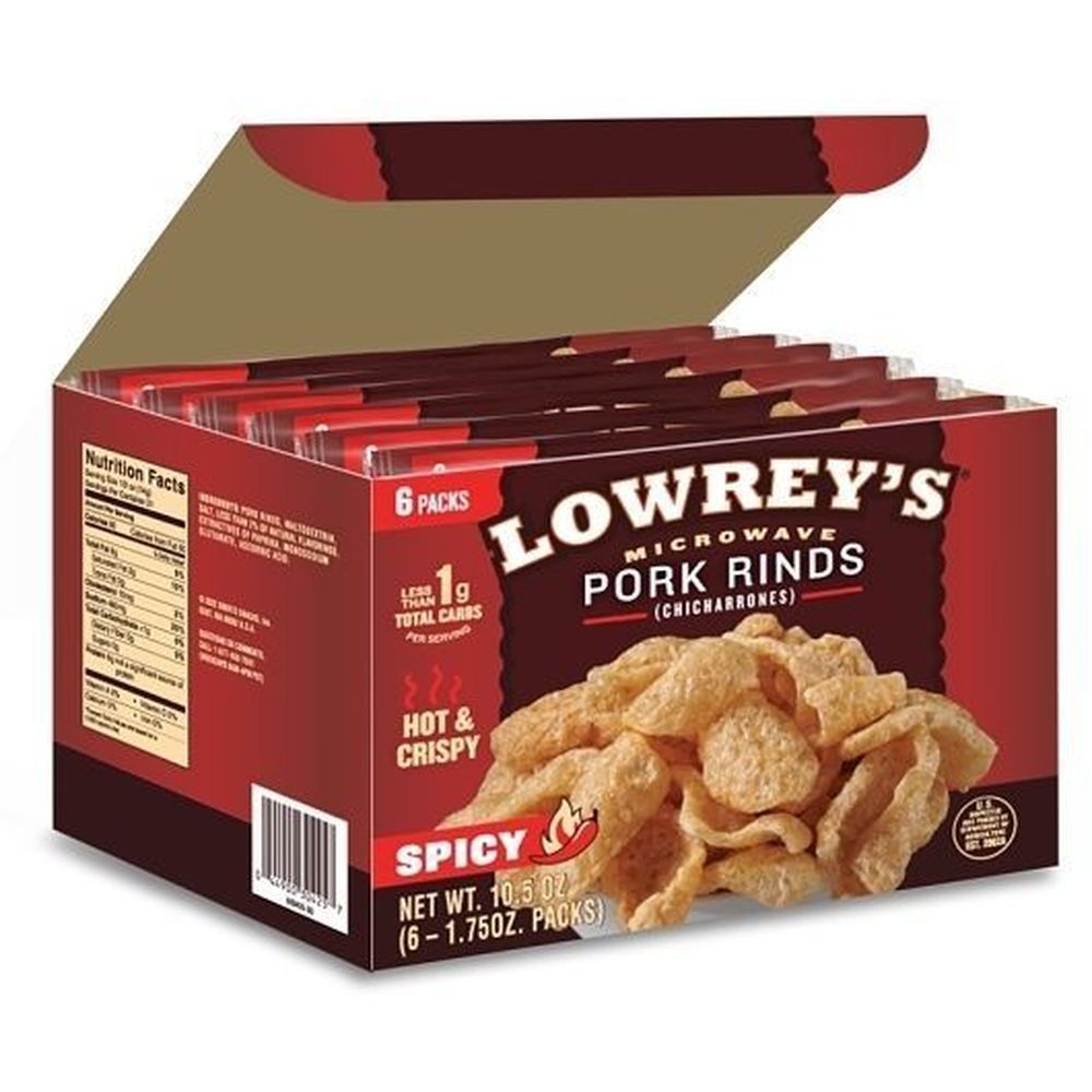 Lowrey's Spicy Bacon Curls, 10.5 Ounce -- 8 Per Case