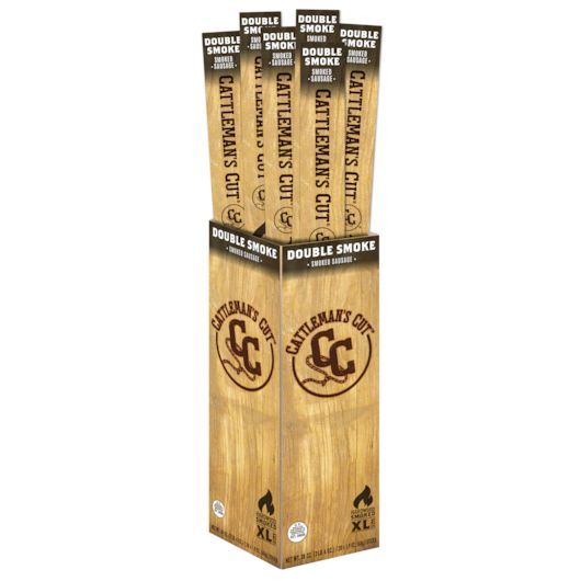 Cattlemens Double Smoked Meat Sticks, 1.9 Ounce -- 120 per case