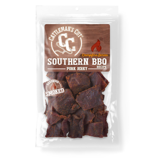 Cattlemans Cut Southern Bbq Pork Jerky, 8 Ounce -- 6 Per Case