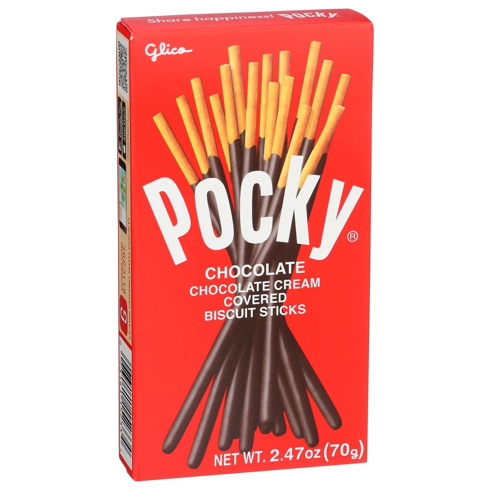 Pocky Chocolate Cream Covered Biscuit Sticks, 2.47 Ounce -- 10 Per Case