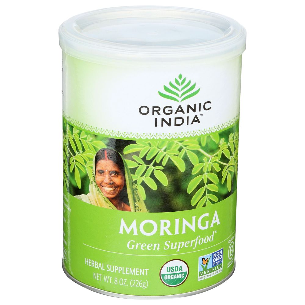 Organic India Moringa Leaf Powder, 8 Ounce