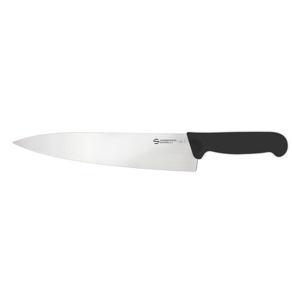 Ambrogio Sanelli Supra Chef Knife With Smooth Semi Polished Blade Finishing, 11 Inch