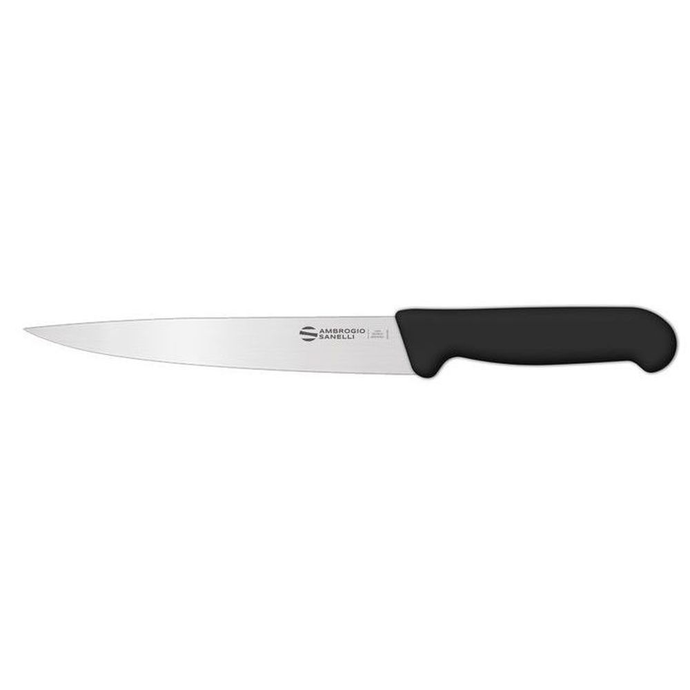 Ambrogio Sanelli Supra Flexible Fish Filleting Knife With Semi Polished Blade Finishing, 7 Inch