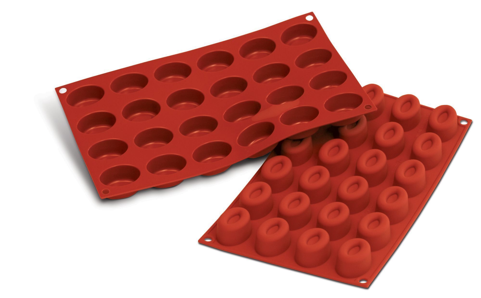 若者に人気のブランド Silikomart SiliconFlex Silicone 10 Cavities Mini Oval Mold 帽子
