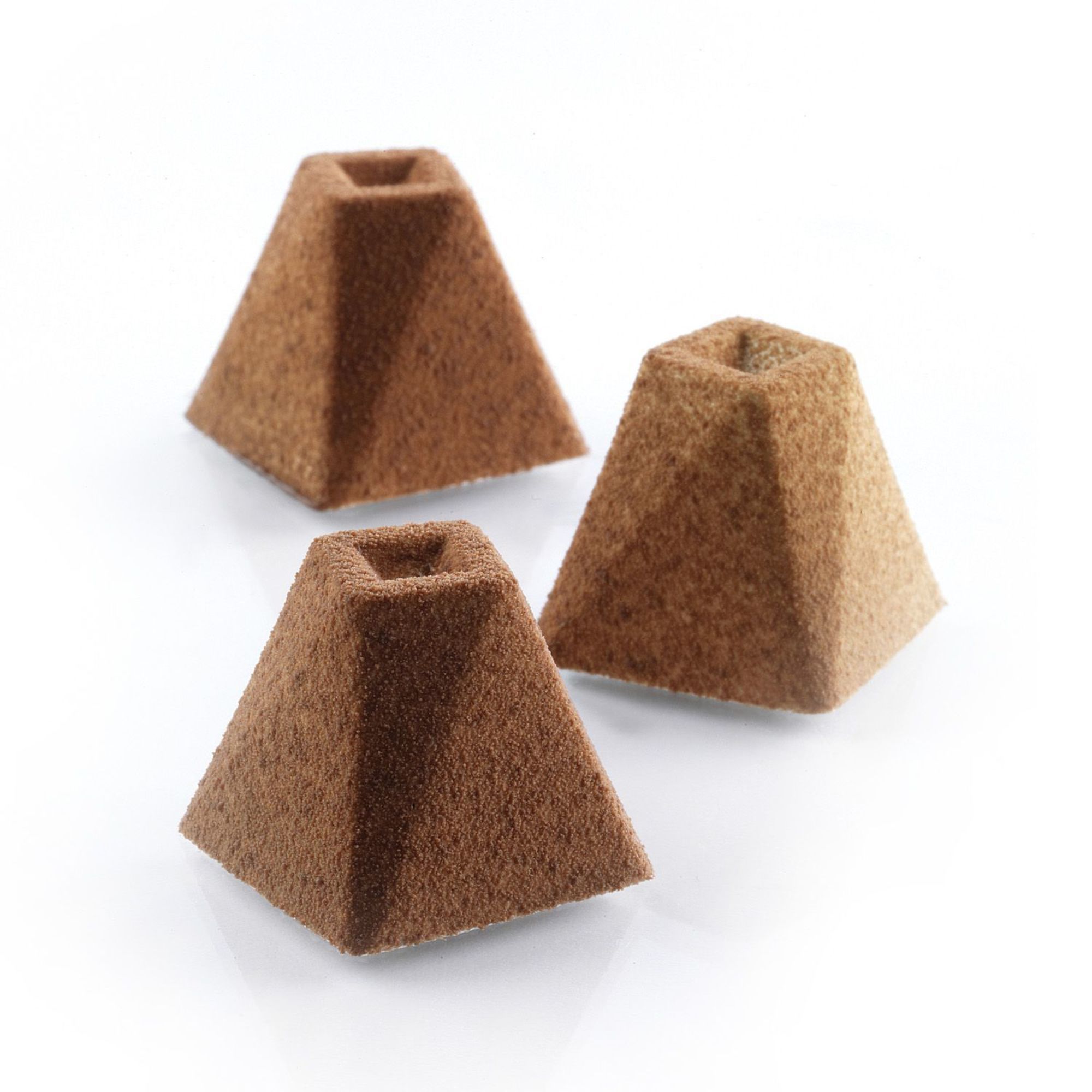 Silikomart Black Silicone 77 Cavities Mini Pyramid Mold, 24 X 16 X 1 Inch