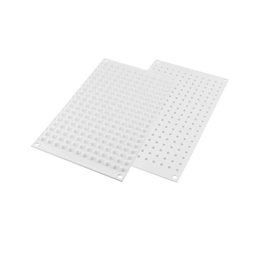 Silikomart Curveflex 228 Cavities Mini Pearl Silicone Mold, 13.3 X 7 X 0.9 Inch