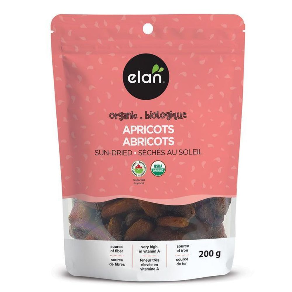 Elan Organic Sun Dried Apricots, 7.1 Ounce -- 8 Per Case