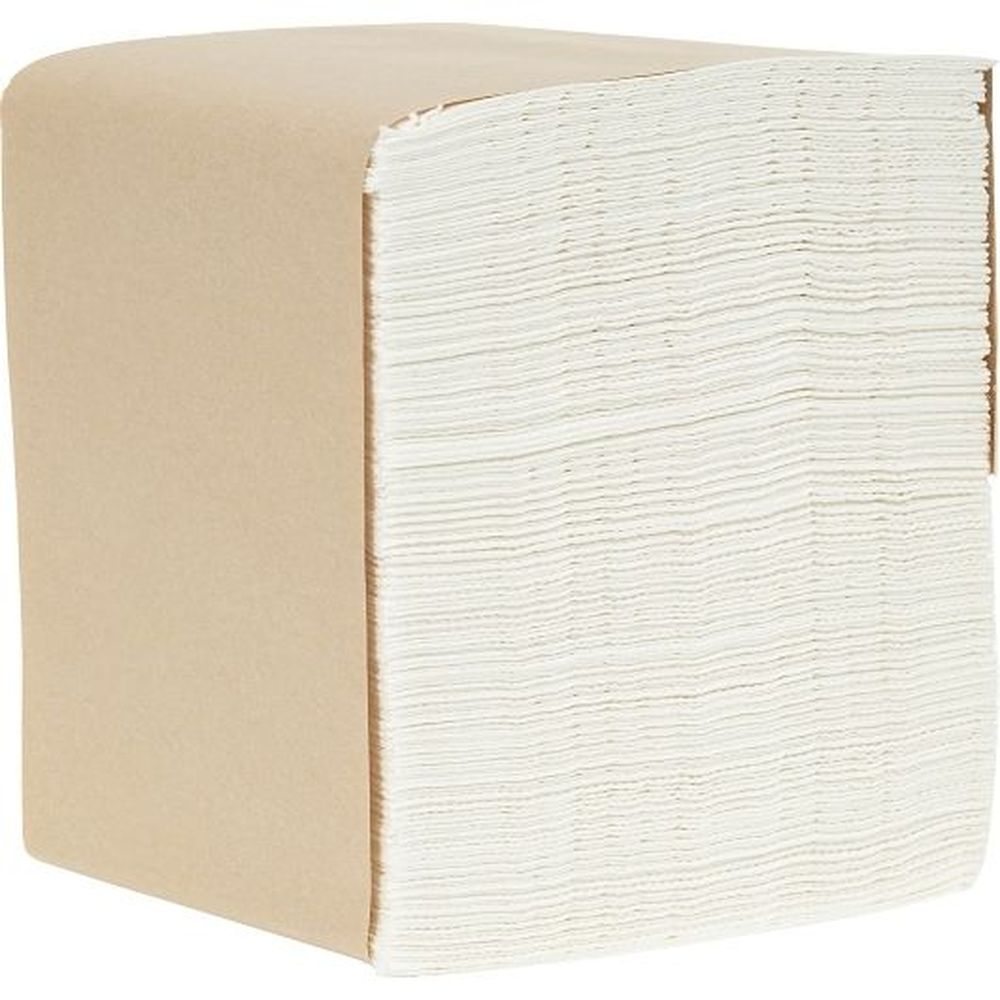 Paterson White 1 Ply Napkin, 9 X 9 Inch -- 4000 Per Case
