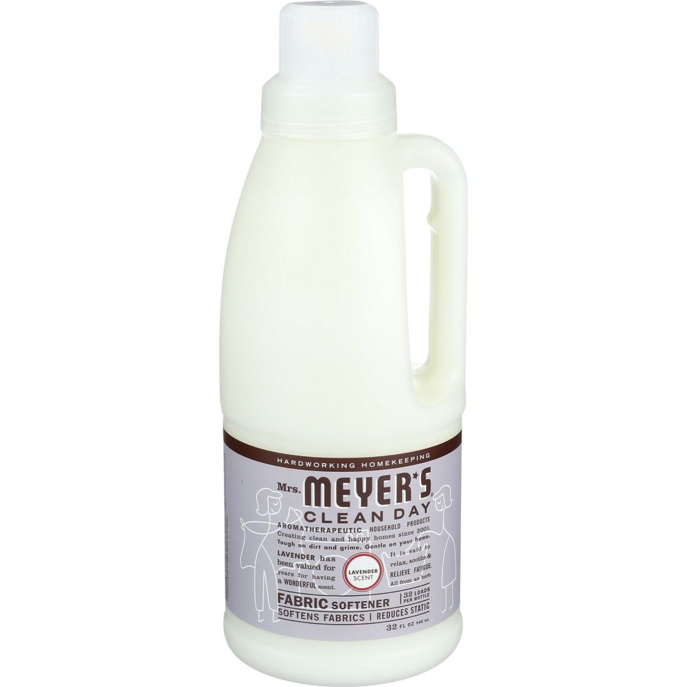 Mrs. Meyer's Clean Day Lavender Scent Liquid Fabric Softener, 32 Ounce -- 6 Per Case