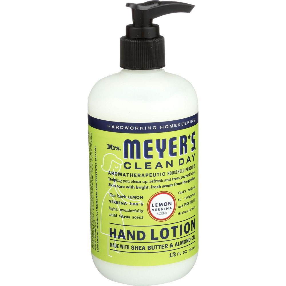 Mrs Meyers Lemon Verbena Scent Hand Lotion, 12 Fluid Ounce -- 6 per case