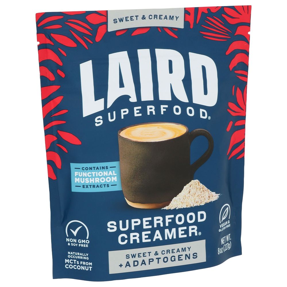 Laird Superfood Sweet And Creamy With Adaptogens Superfood Creamer, 8 Ounce -- 6 Per Case