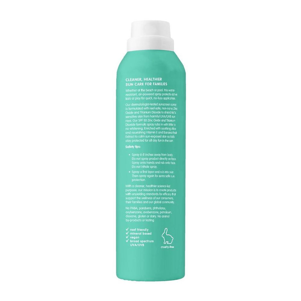 Thinksport Spf 50 All Sheer Mineral Kids Sunscreen Spray, 6 Fluid Ounce