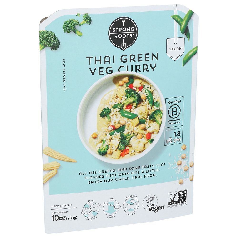 Strong Roots Thai Green Veg Curry, 10 Ounce -- 9 Per Case