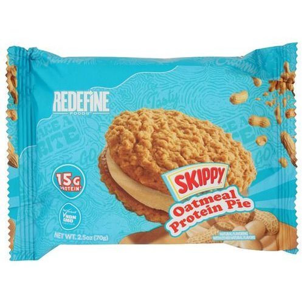 Redefine Skippy Oatmeal Protein Pie, 2.5 Ounce -- 8 Per Case