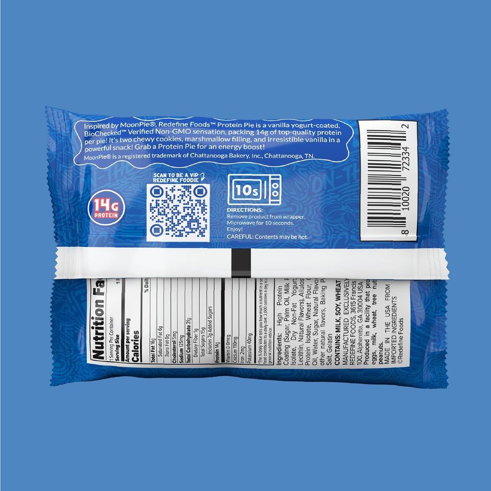 Redefine Moonpie Vanilla Protein Pie, 2.3 Ounce -- 8 Per Case