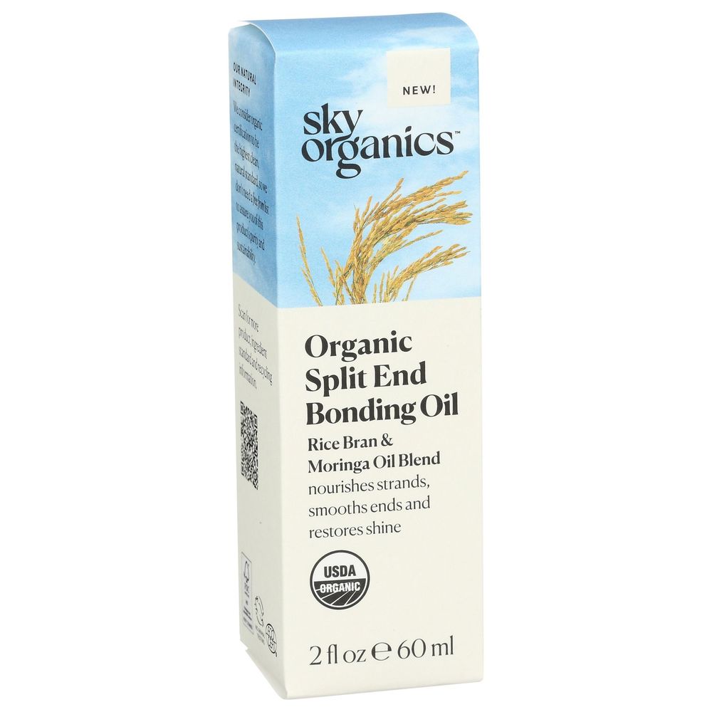 Sky Organics Split End Bonding Oil, 2 Fluid Ounce