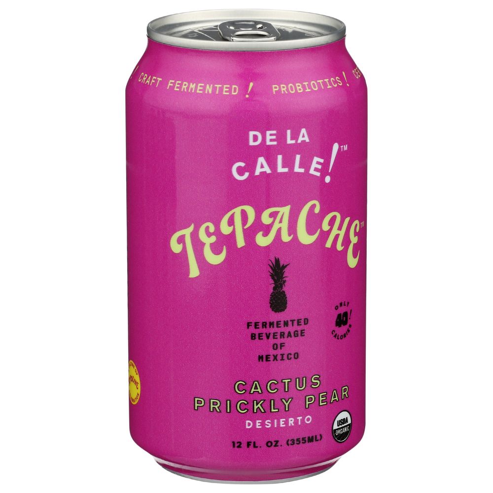 De La Calle Organic Cactus Prickly Pear Fermented Beverage, 12 Fluid Ounce -- 12 Per Case