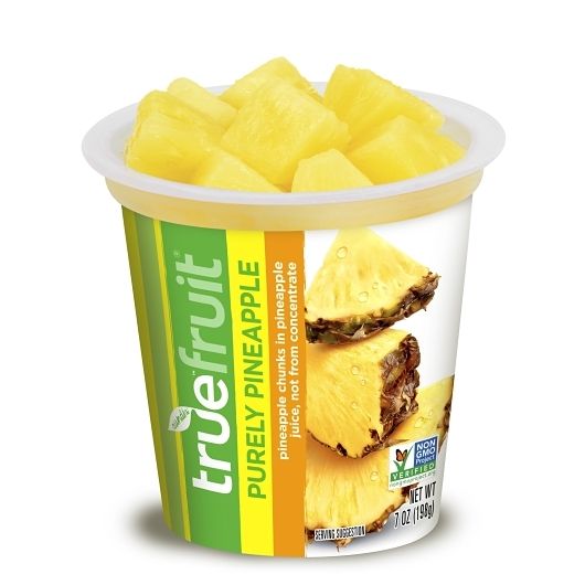 Sundia True Fruit Purely Pineapple With Lid, 7 Ounce -- 12 Per Case