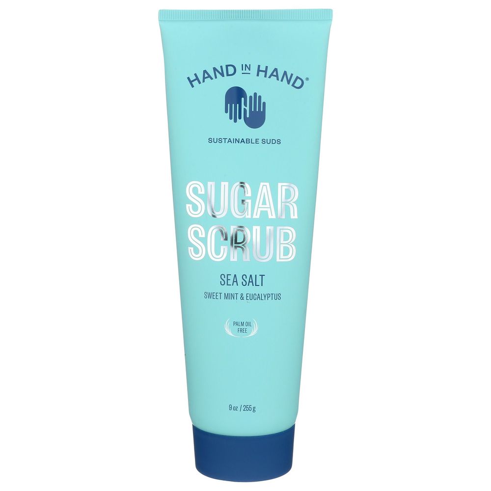 Hand In Hand Sea Salt Sugar Scrub, 9 Ounce