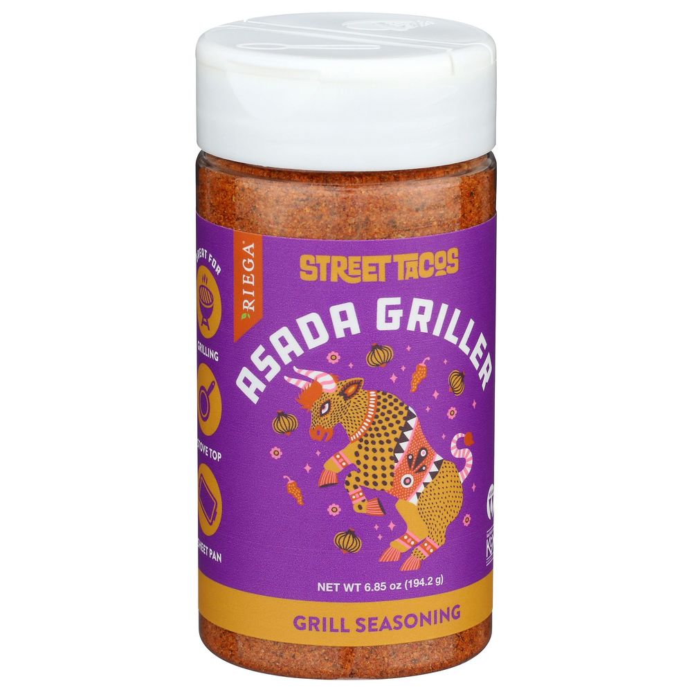 Riega Street Tacos Asada Grill Seasoning, 6.85 Ounce -- 6 per case