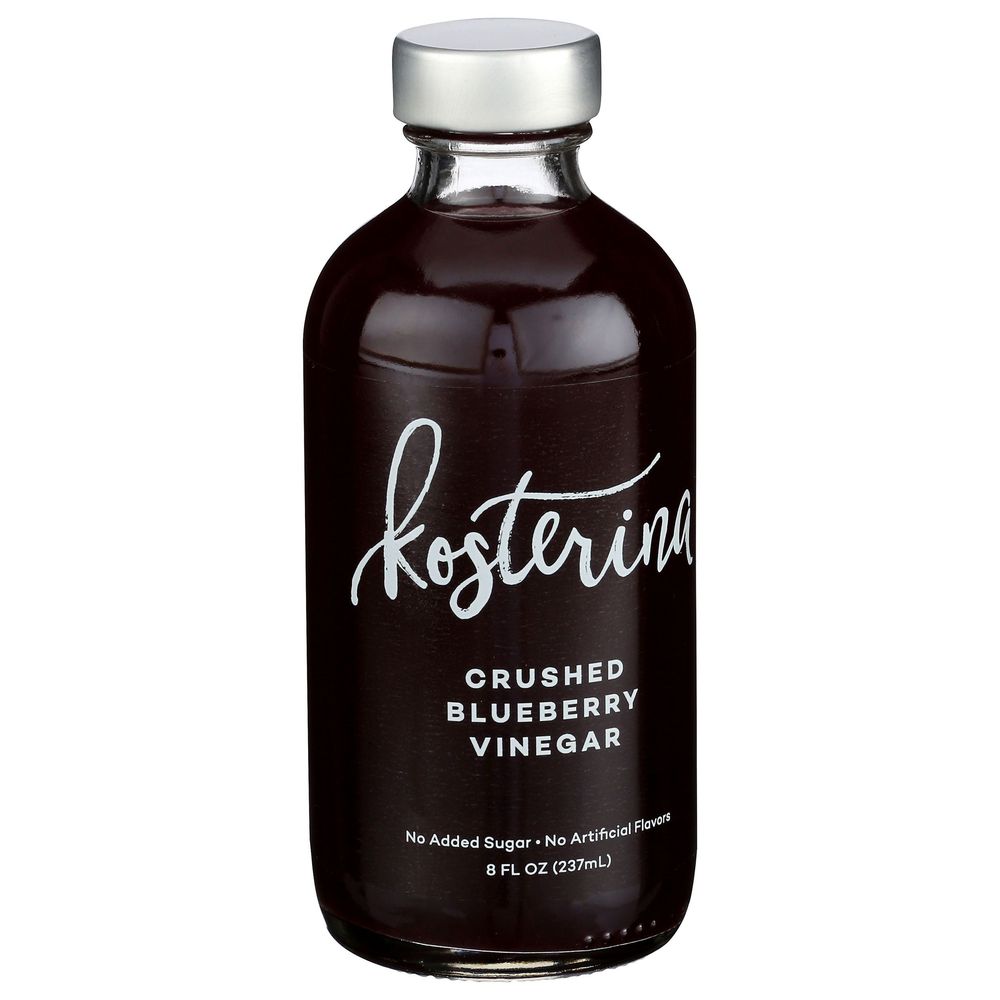 Kosterina Crushed Blueberry Vinegar, 8 Fluid Ounce -- 6 Per Case
