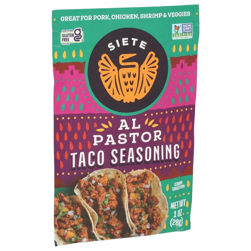 Siete Al Pastor Taco Seasoning, 1 Ounce -- 12 Per Case