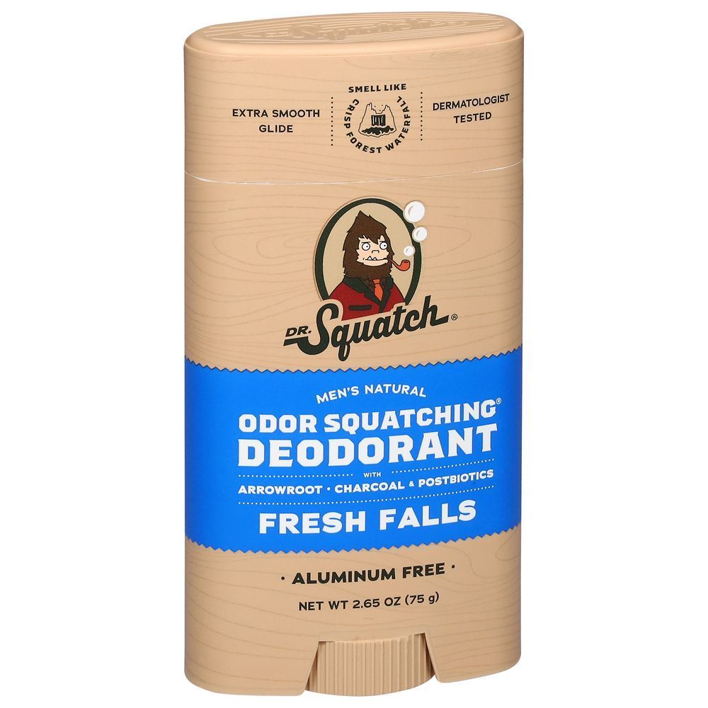 Dr. Squatch Fresh Falls Odor Squatching Deodorant, 2.65 Ounce