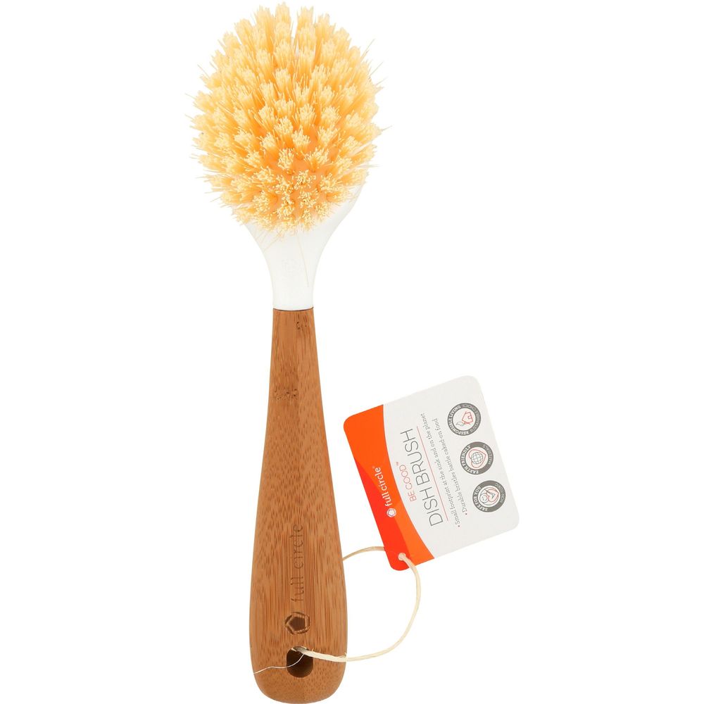 Full Circle Be Good White Dish Brush, 2.56 X 2.36 X 9.25 Inch -- 6 Per Case