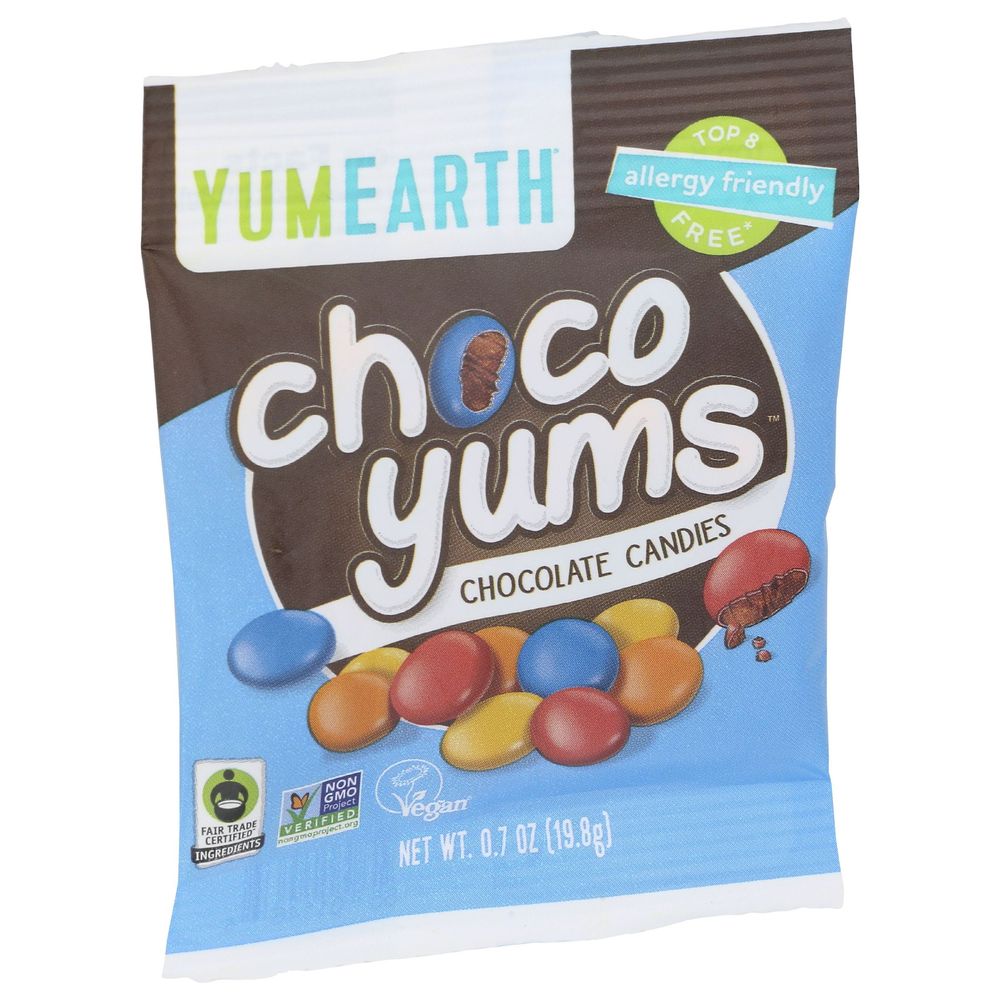 Yumearth Choco Yums Chocolate Candies, 3.5 Ounce -- 12 Per Case
