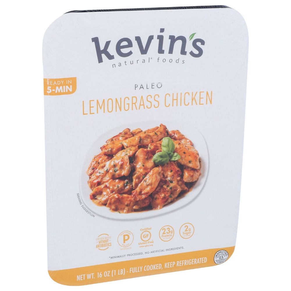 Kevin's Natural Foods Lemongrass Chicken, 16 Ounce -- 4 Per Case
