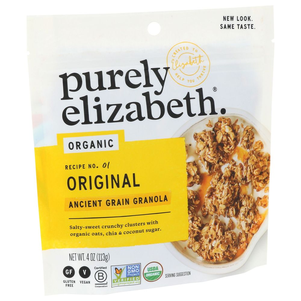 Purely Elizabeth Original Ancient Grain Granola, 4 Ounce -- 10 Per Case