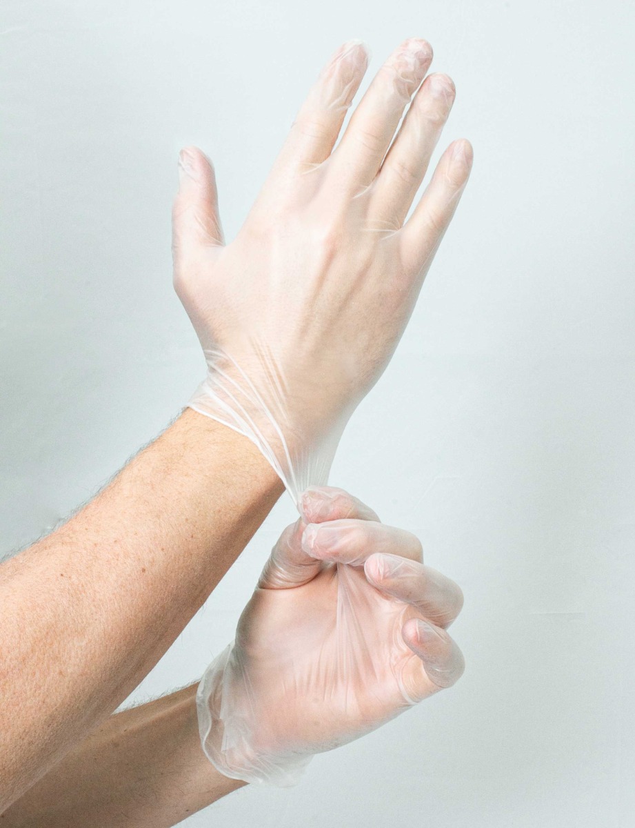 CASE of 1000 hot Vinyl Gloves-Latex-Free-Powder free-SIZE SMALL-FREE & FAST-SHIPPING