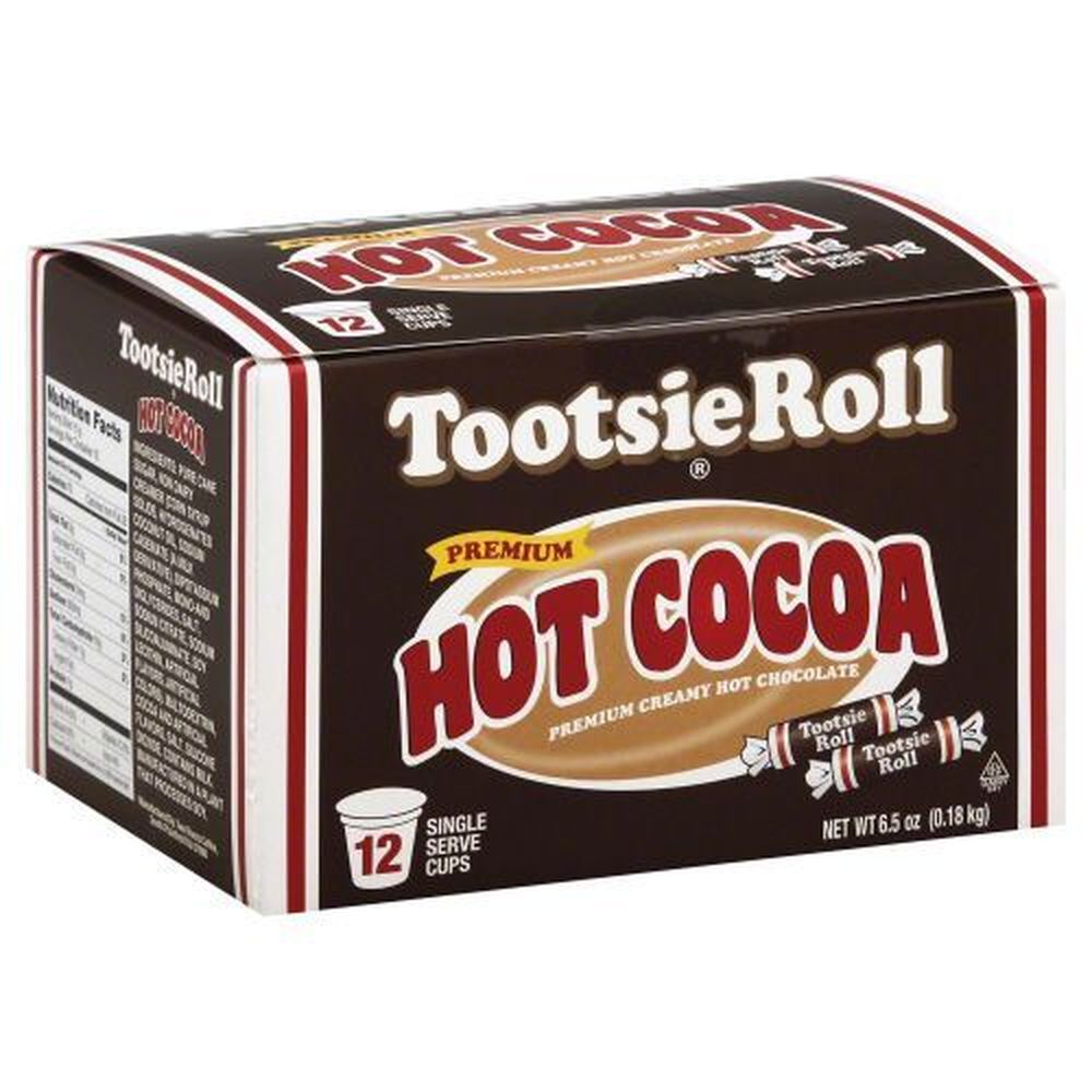 Tootsie Roll Premium Hot Cocoa, 12 Count -- 6 Per Case